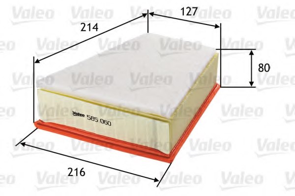 VALEO 585060 Air Filter